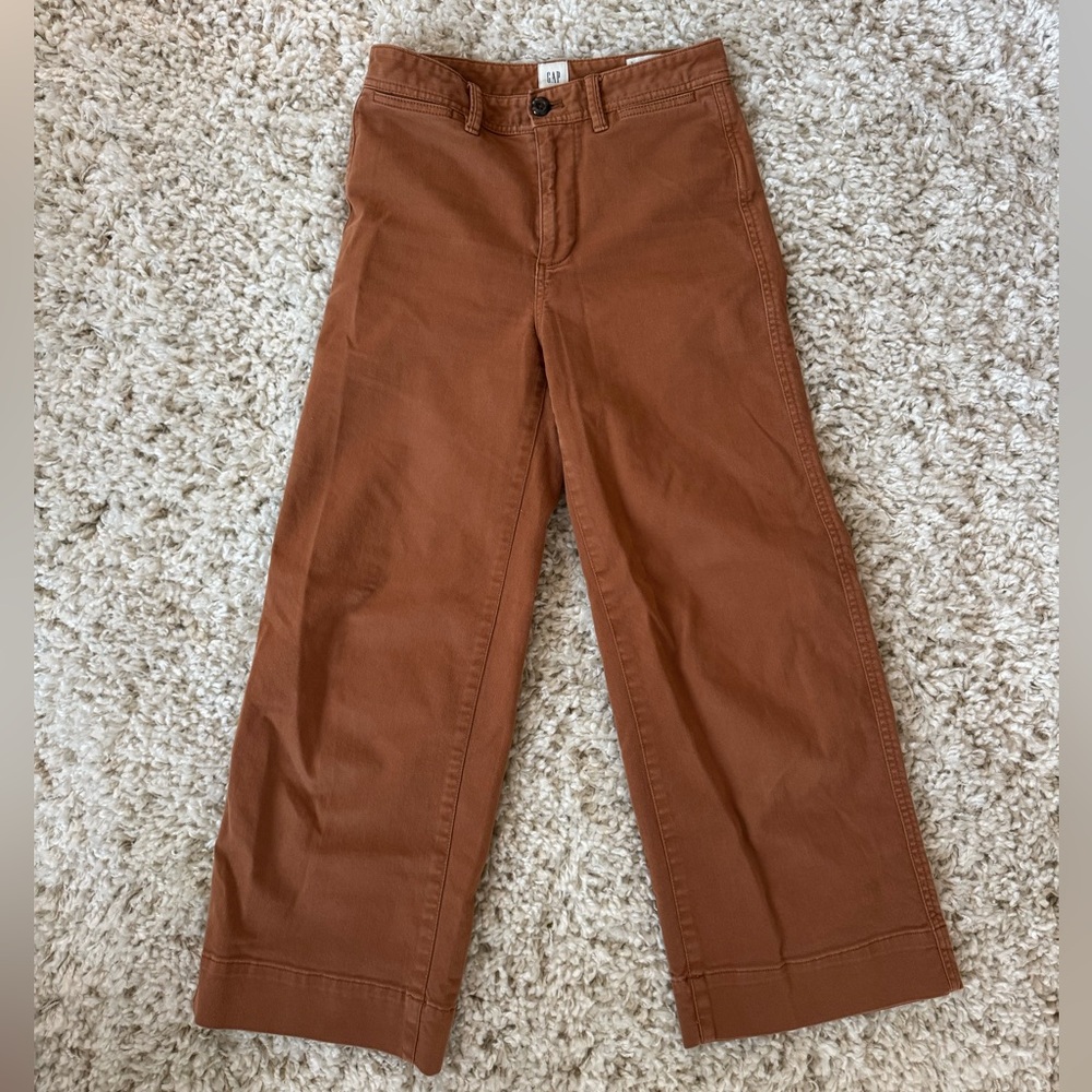 Gap High Rise Wide Leg Crop